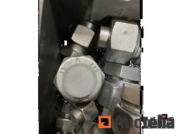 Grote foto partij koppelingen doe het zelf en verbouw onderdelen en accessoires