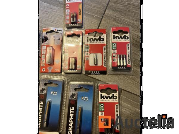 Grote foto partij bitjes kwb graphite doe het zelf en verbouw ijzerwaren en bevestigingsmiddelen