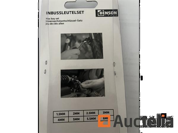 Grote foto imbussleutel set aan hanger doe het zelf en verbouw ijzerwaren en bevestigingsmiddelen
