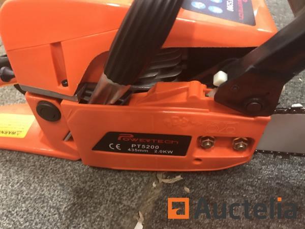 Grote foto powertech benzine kettingzaag 52cc doe het zelf en verbouw ijzerwaren en bevestigingsmiddelen