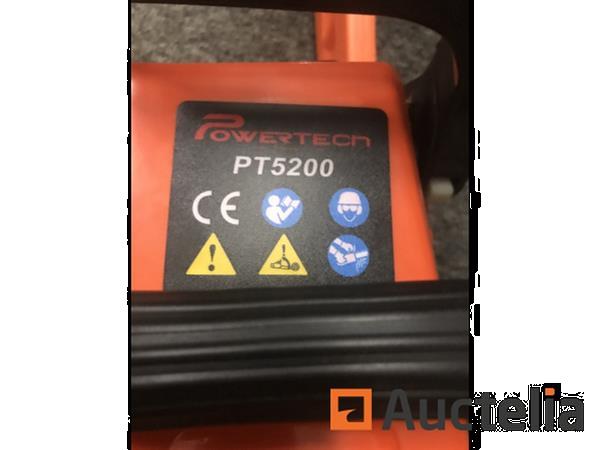 Grote foto powertech benzine kettingzaag 52cc doe het zelf en verbouw ijzerwaren en bevestigingsmiddelen