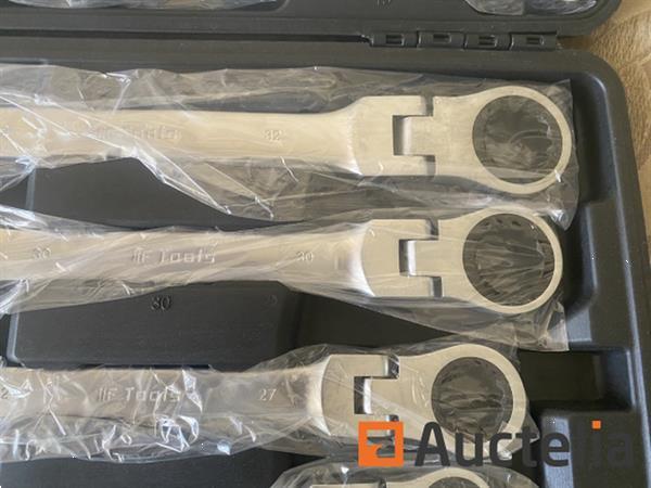 Grote foto 22 delige flexibele ringratel steeksleutel set 6 32mm doe het zelf en verbouw ijzerwaren en bevestigingsmiddelen