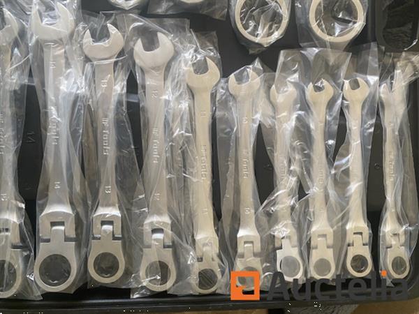 Grote foto 22 delige flexibele ringratel steeksleutel set 6 32mm doe het zelf en verbouw ijzerwaren en bevestigingsmiddelen