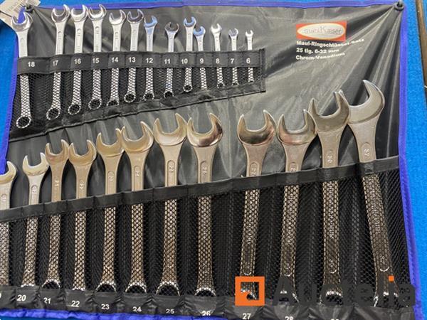 Grote foto 25 delige ring steeksleutelset doe het zelf en verbouw ijzerwaren en bevestigingsmiddelen