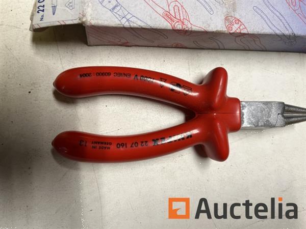 Grote foto knipex 22 07 160 vde rondbekkang 1000v doe het zelf en verbouw ijzerwaren en bevestigingsmiddelen
