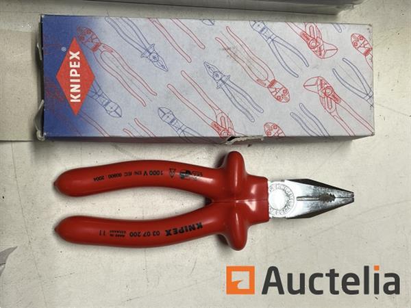 Grote foto knipex 03 07 200 vde combinatietang doe het zelf en verbouw ijzerwaren en bevestigingsmiddelen
