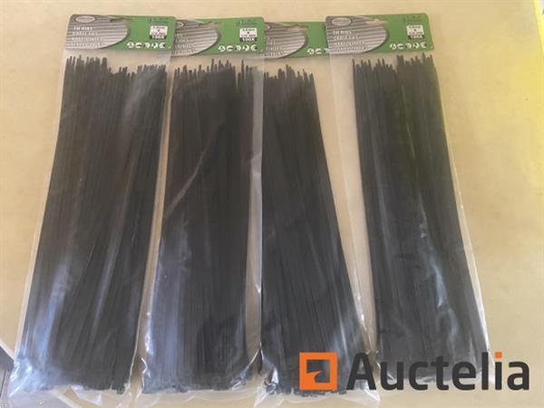 Grote foto 400 zwarte tie ribs 4 8x370 mm in 4 pakken van 100 doe het zelf en verbouw ijzerwaren en bevestigingsmiddelen
