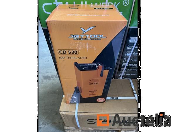 Grote foto jettool cd530 acculader 12 24v 16a 9500w doe het zelf en verbouw ijzerwaren en bevestigingsmiddelen