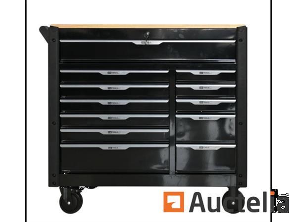 Grote foto mobiele werkplaatswagen xxxl 12 laden waarvan 6 gevuld doe het zelf en verbouw ijzerwaren en bevestigingsmiddelen