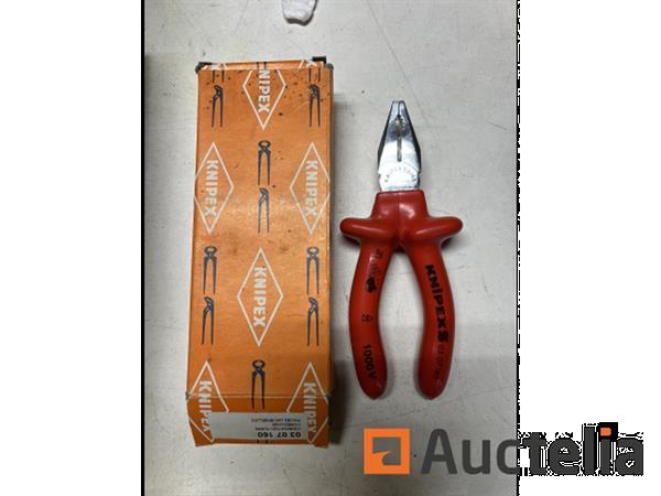 Grote foto knipex 03 07 160 vde combinatietang 1000v doe het zelf en verbouw ijzerwaren en bevestigingsmiddelen