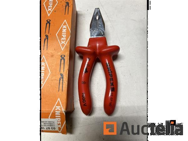 Grote foto knipex 03 07 160 vde combinatietang 1000v doe het zelf en verbouw ijzerwaren en bevestigingsmiddelen