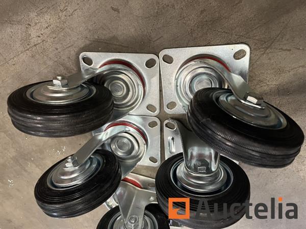 Grote foto 5 x divers wiel 100 mm doe het zelf en verbouw ijzerwaren en bevestigingsmiddelen