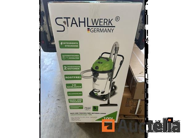 Grote foto stahlwerk stof en vloeistof zuiger 100 liter doe het zelf en verbouw ijzerwaren en bevestigingsmiddelen