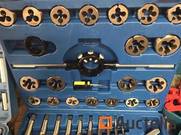 Grote foto tap en snij set 45 delig metrisch tungsten staal doe het zelf en verbouw ijzerwaren en bevestigingsmiddelen