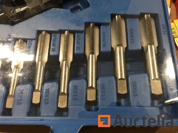 Grote foto tap en snij set 45 delig metrisch tungsten staal doe het zelf en verbouw ijzerwaren en bevestigingsmiddelen