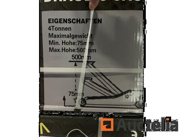 Grote foto extra lage garagekrik 4 ton 75 500mm doe het zelf en verbouw ijzerwaren en bevestigingsmiddelen