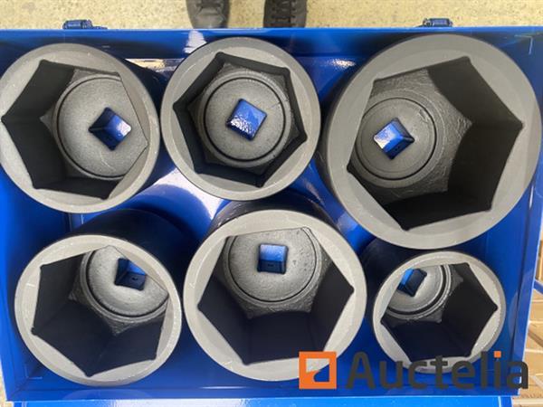 Grote foto zware slagdoppenset 6 delig 80 105 mm doe het zelf en verbouw ijzerwaren en bevestigingsmiddelen