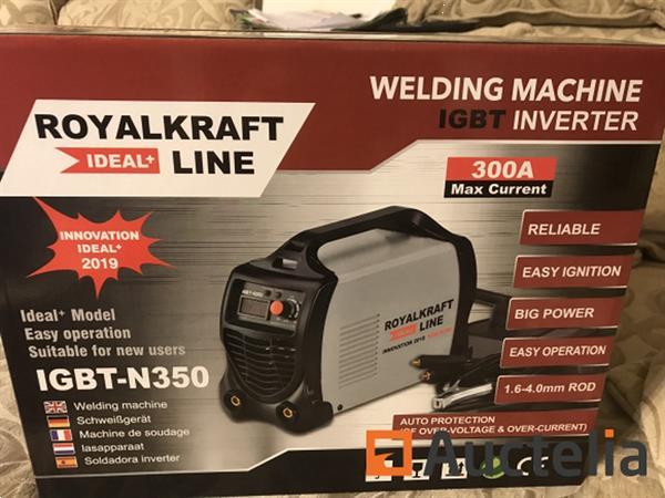 Grote foto royalkraftline lasapparaat igbt n350 lasapparaat inverter doe het zelf en verbouw ijzerwaren en bevestigingsmiddelen