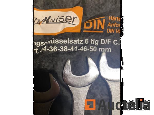 Grote foto grote steek ringsleutel set 34 50mm doe het zelf en verbouw ijzerwaren en bevestigingsmiddelen