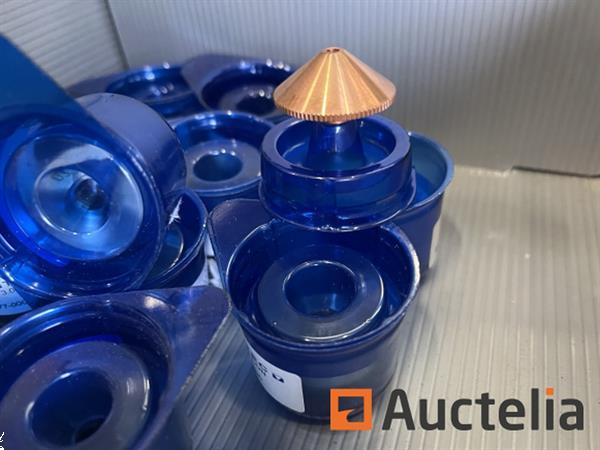 Grote foto partij plasmasnijder onderdelen o.a. precitec nozzles doe het zelf en verbouw ijzerwaren en bevestigingsmiddelen