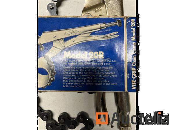 Grote foto vise grip model 20r lastang met ketting doe het zelf en verbouw ijzerwaren en bevestigingsmiddelen