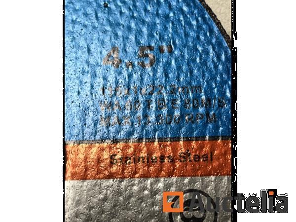 Grote foto 10 x doorslijpschijf metaal 115 x 1 x 22 2 mm doe het zelf en verbouw ijzerwaren en bevestigingsmiddelen