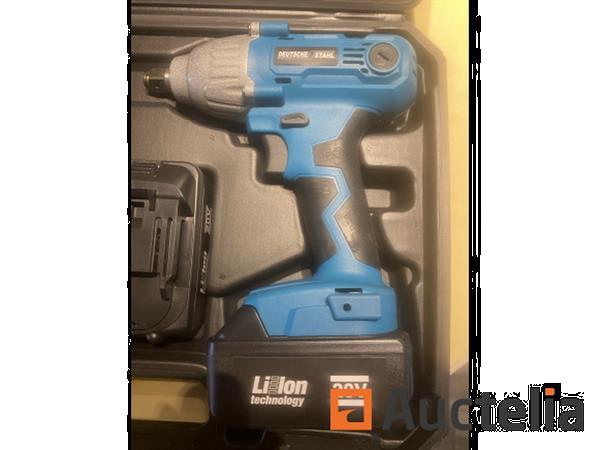 Grote foto accu slagmoersleutel 20v doe het zelf en verbouw ijzerwaren en bevestigingsmiddelen