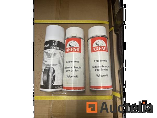 Grote foto 3 x banden en velgen spray doe het zelf en verbouw ijzerwaren en bevestigingsmiddelen