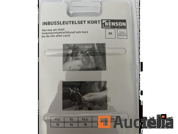 Grote foto imbussleutel set kort doe het zelf en verbouw ijzerwaren en bevestigingsmiddelen