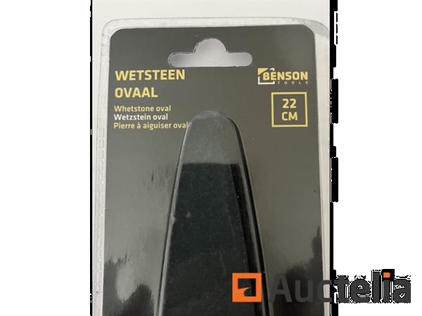 Grote foto wetsteen slijpsteen ovaal 22 cm doe het zelf en verbouw ijzerwaren en bevestigingsmiddelen