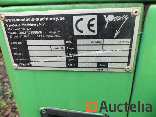 Grote foto vandaele machines generatorset doe het zelf en verbouw aggregaten