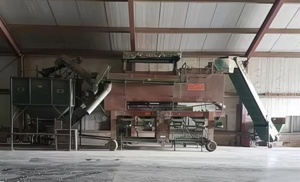 Grote foto schouten aardappelsorteermachine met trechter agrarisch tuinbouw