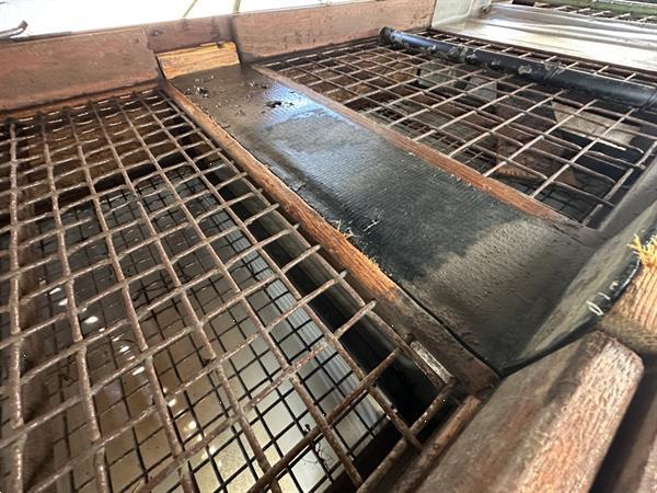 Grote foto schouten aardappelsorteermachine met trechter agrarisch tuinbouw