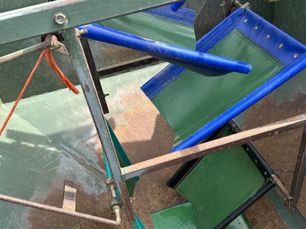 Grote foto schouten aardappelsorteermachine met demco voorraadbunker agrarisch tuinbouw