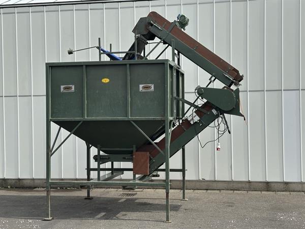 Grote foto schouten aardappelsorteermachine met demco voorraadbunker agrarisch tuinbouw