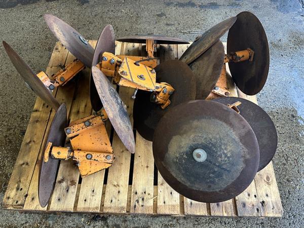 Grote foto gielis schoffelmachine 6 rijen 7 elementen agrarisch onkruidbestrijding