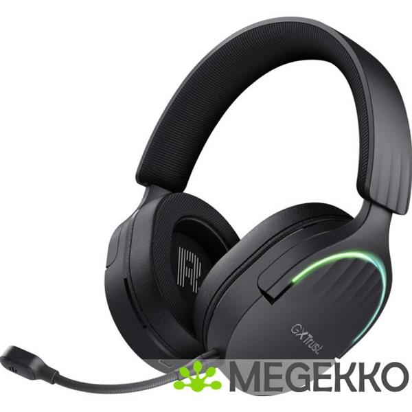Grote foto trust gxt 491 fayzo wireless gaming headset rgb zwart audio tv en foto koptelefoons