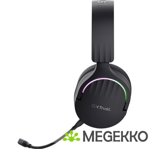 Grote foto trust gxt 491 fayzo wireless gaming headset rgb zwart audio tv en foto koptelefoons
