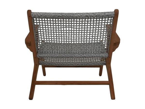 Grote foto tuinstoel rio met armleuning wit teak bananenblad huis en inrichting eettafels