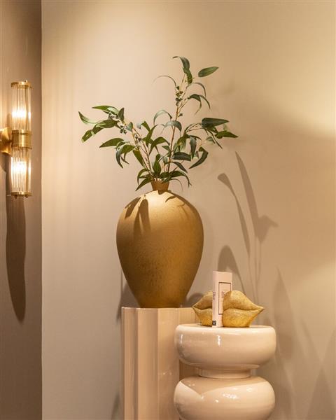 Grote foto vaas shirley groot goud richmond interiors huis en inrichting eettafels