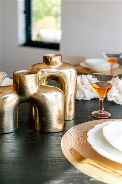 Grote foto vaas marley klein brushed gold richmond interiors huis en inrichting eettafels