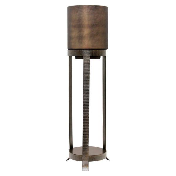 Grote foto windlicht mione klein 27 x 84 cm brons richmond interiors huis en inrichting eettafels