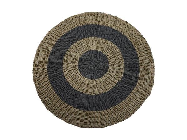 Grote foto vloerkleed melbourne 120 naturel grijs raffia zeegras huis en inrichting eettafels