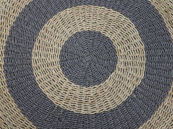 Grote foto vloerkleed melbourne 120 naturel grijs raffia zeegras huis en inrichting eettafels