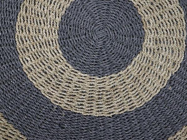 Grote foto vloerkleed melbourne 120 naturel grijs raffia zeegras huis en inrichting eettafels