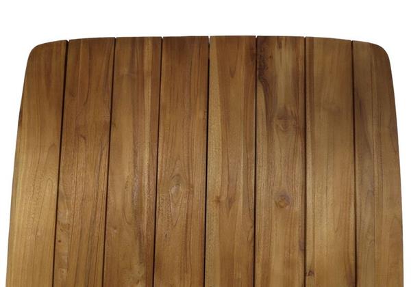 Grote foto tuin tafelblad danish 180x100x3 naturel oud teakhout huis en inrichting eettafels