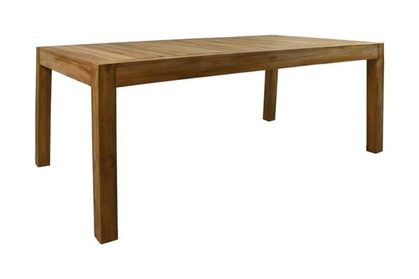 Grote foto tuintafel aruba 200x100x76 naturel teak huis en inrichting eettafels