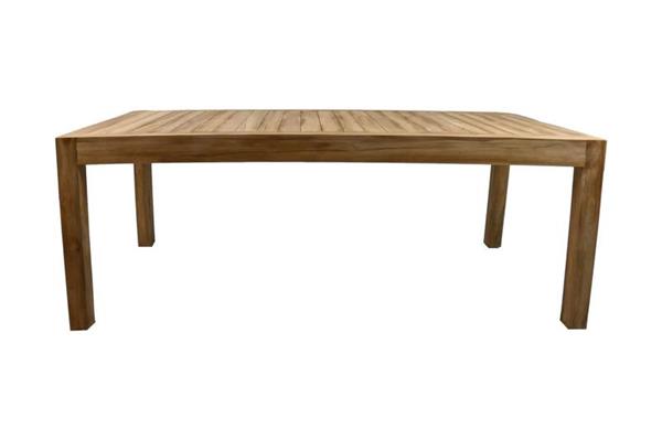Grote foto tuintafel aruba 200x100x76 naturel teak huis en inrichting eettafels