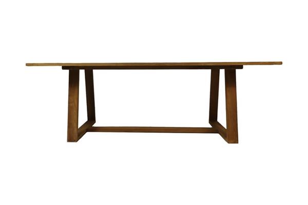 Grote foto tuin eettafel rechthoekig 220x100x77 teak huis en inrichting eettafels