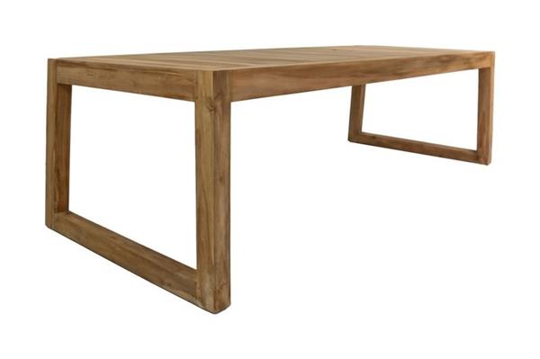 Grote foto tuintafel nw aruba 260 cm rechthoek naturel teak vraag naar levertijd huis en inrichting eettafels